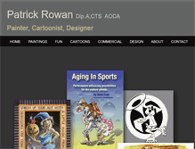 Tablet Screenshot of patrickrowan.ca